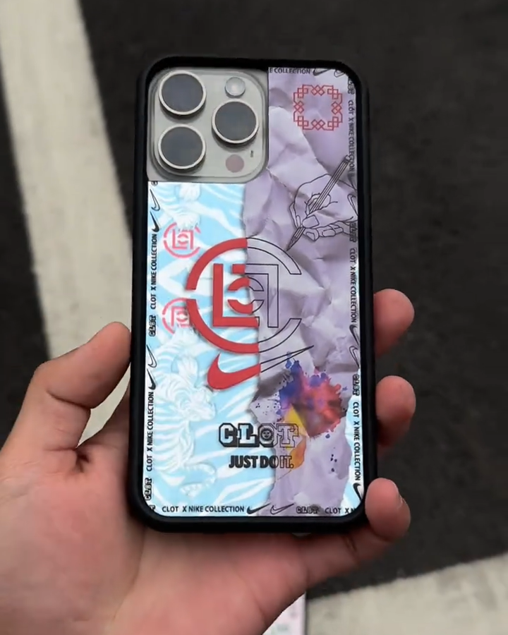 CLOT磨砂圖案防摔手機殼